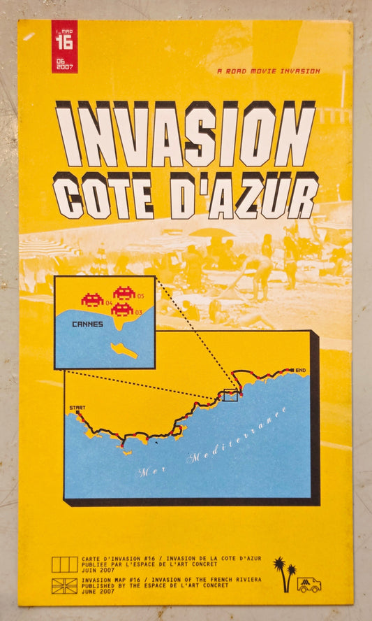 Map Invasion of Cote d'Azur