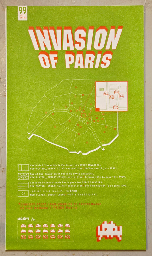 Map Invasion of Paris (1st Edition)