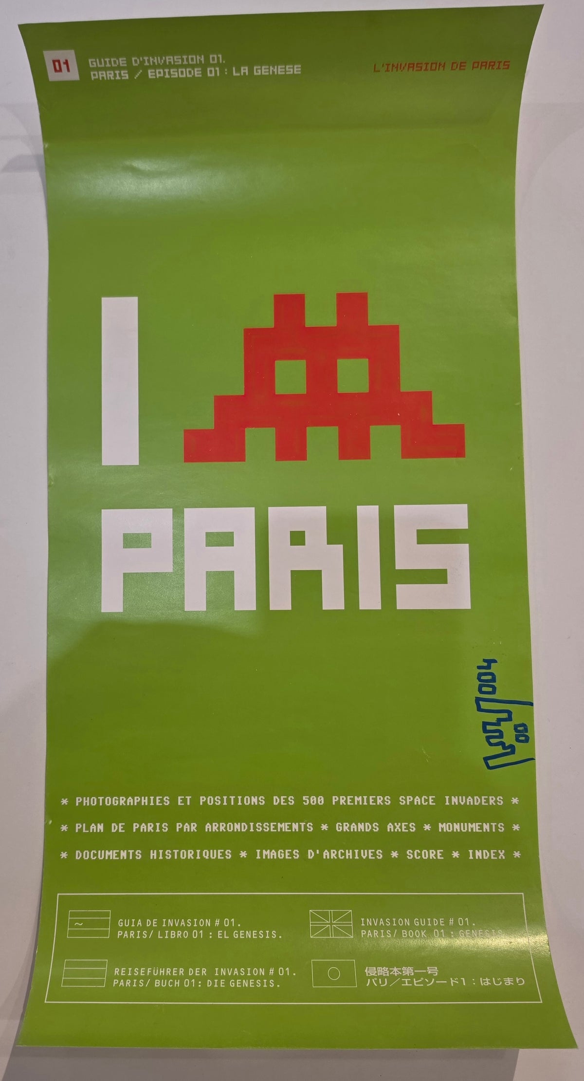 L'invasion De Paris Poster (Signed)