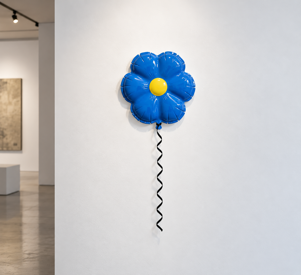 Blue Flower Balloon