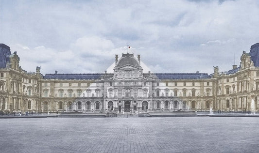 The Louvre revisited by JR, June 20, 2016
