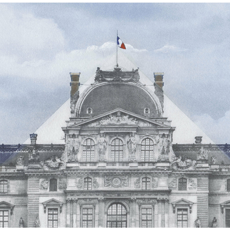 The Louvre revisited by JR, June 20, 2016