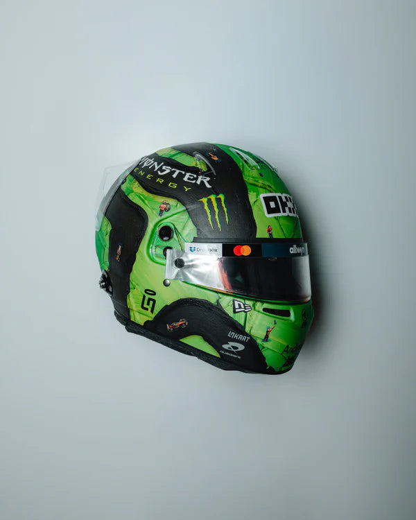 Lando Norris x Werner Bronkhorst Helmet (scale 1:2)