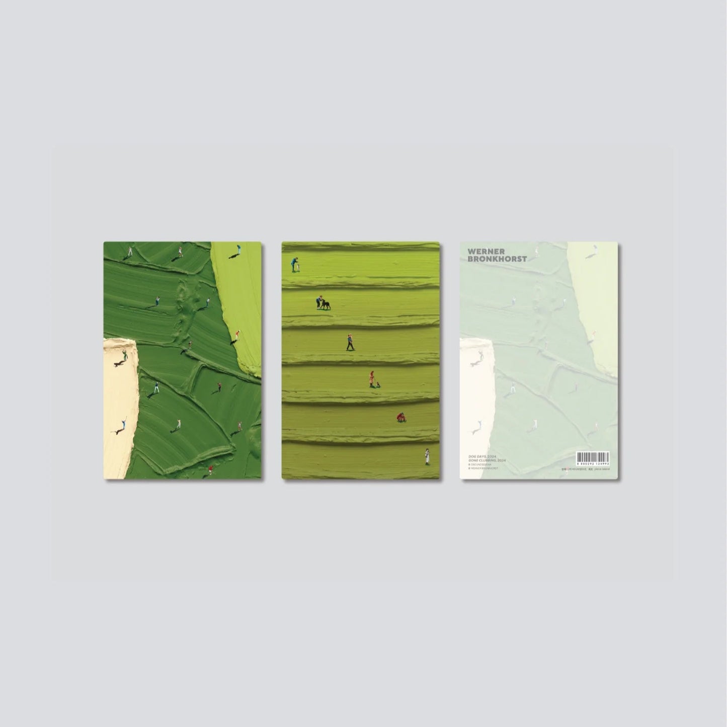 Set of 4 Lenticular Postcard (Official Exhibition Postcards)