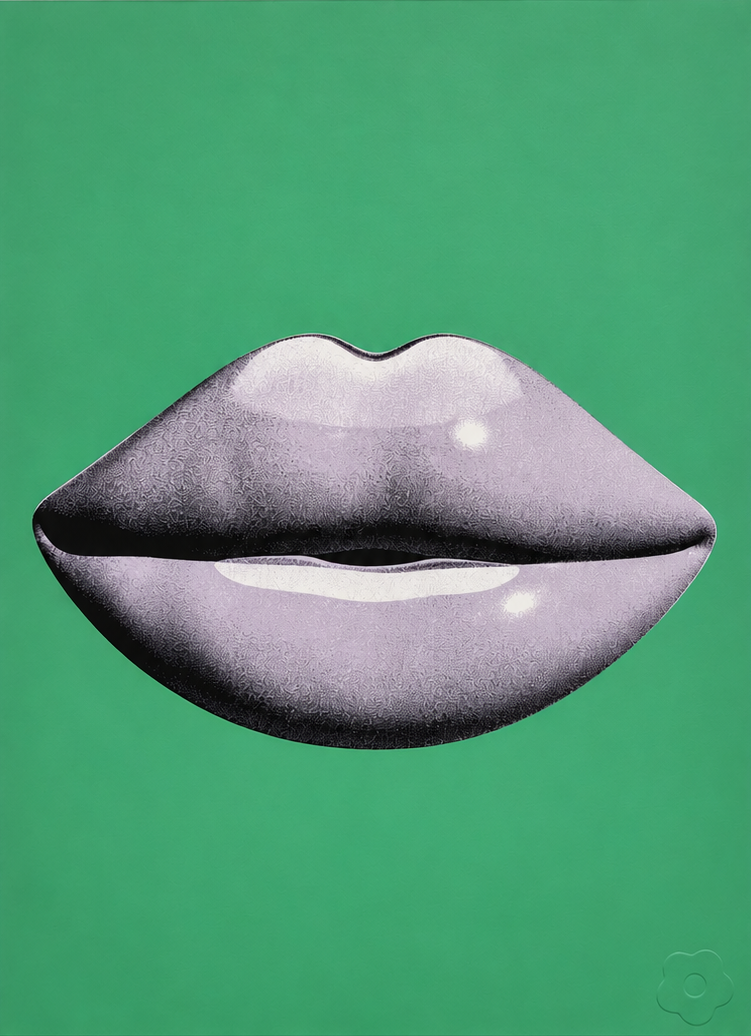 Smiley (green background)