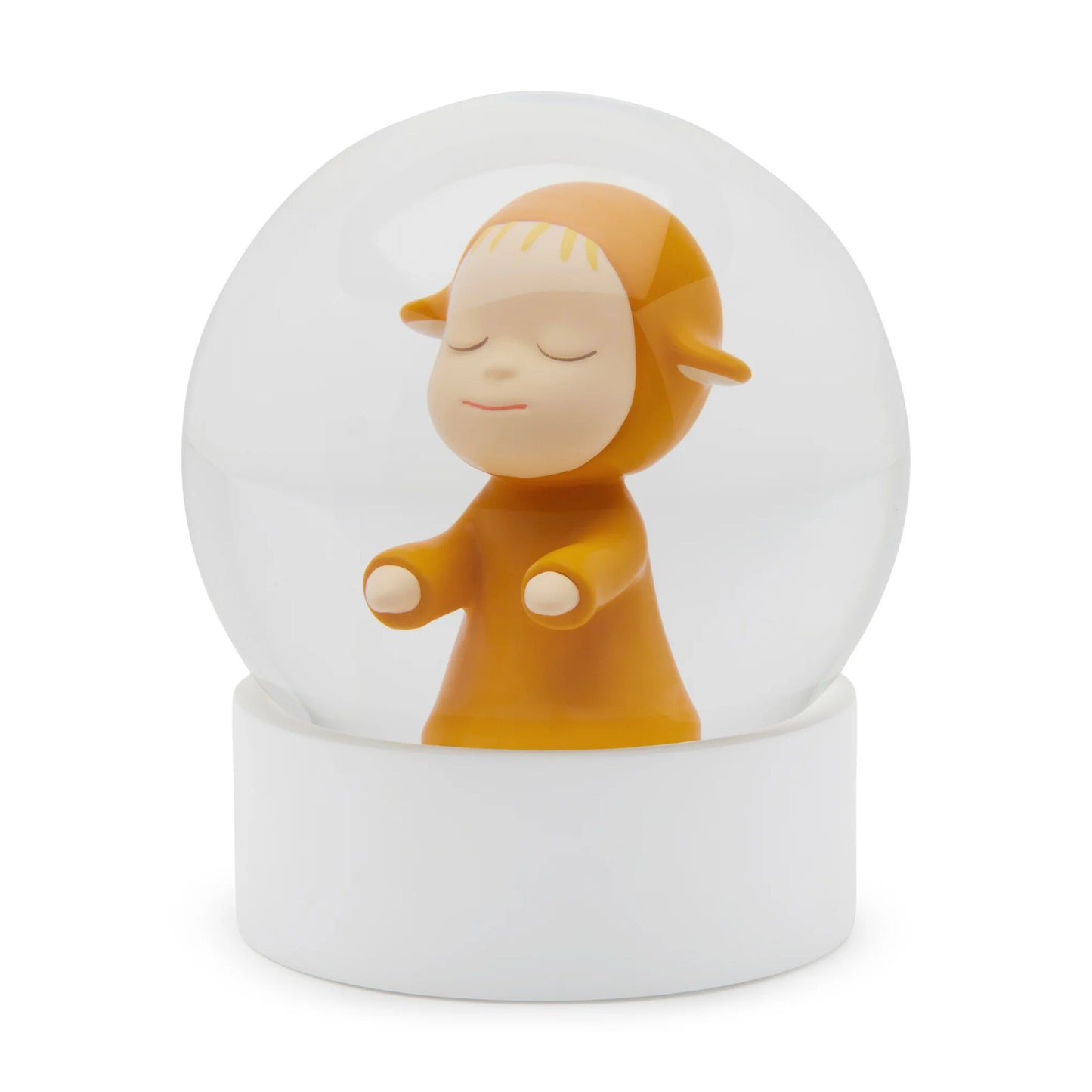Yoshitomo Nara Little Wanderer Snow Globe (Yellow)