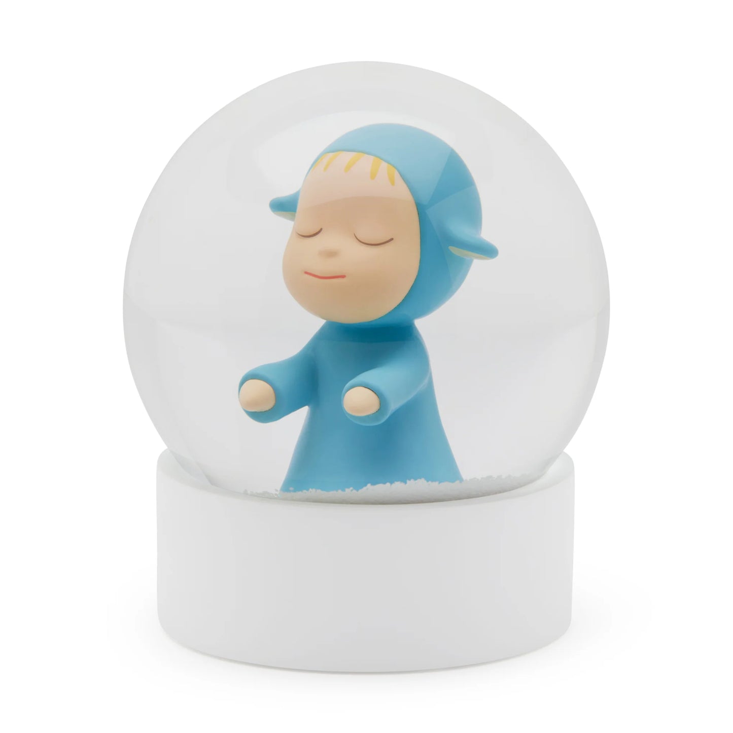 Yoshitomo Nara Little Wanderer Snow Globe (Blue)