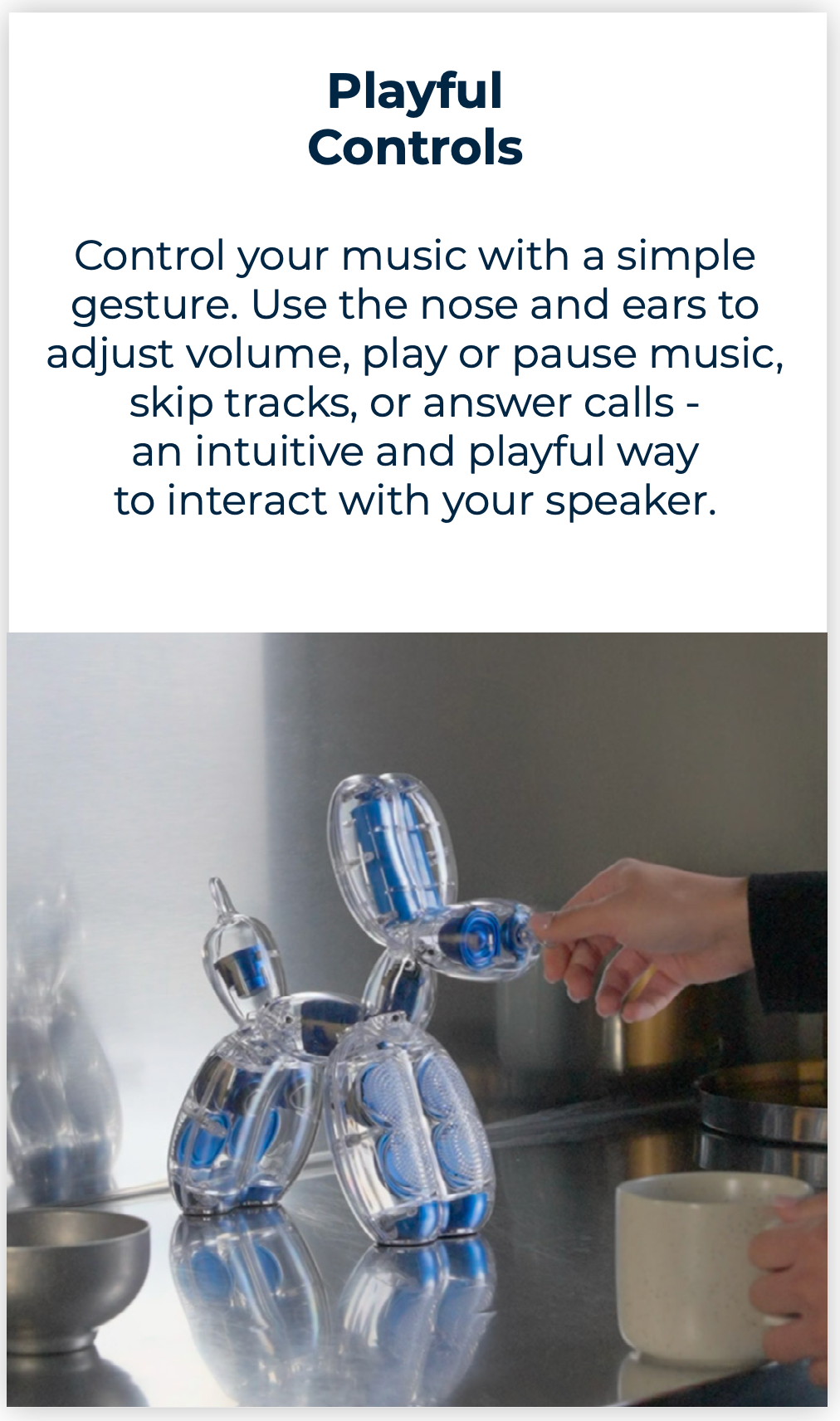 PRE-ORDER - RED Balloon Dog Speaker by Jeff Koons x Lexon (Chromatic Collection)