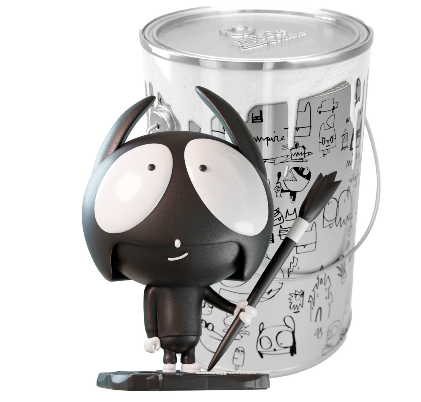 Heroic White Art Toy