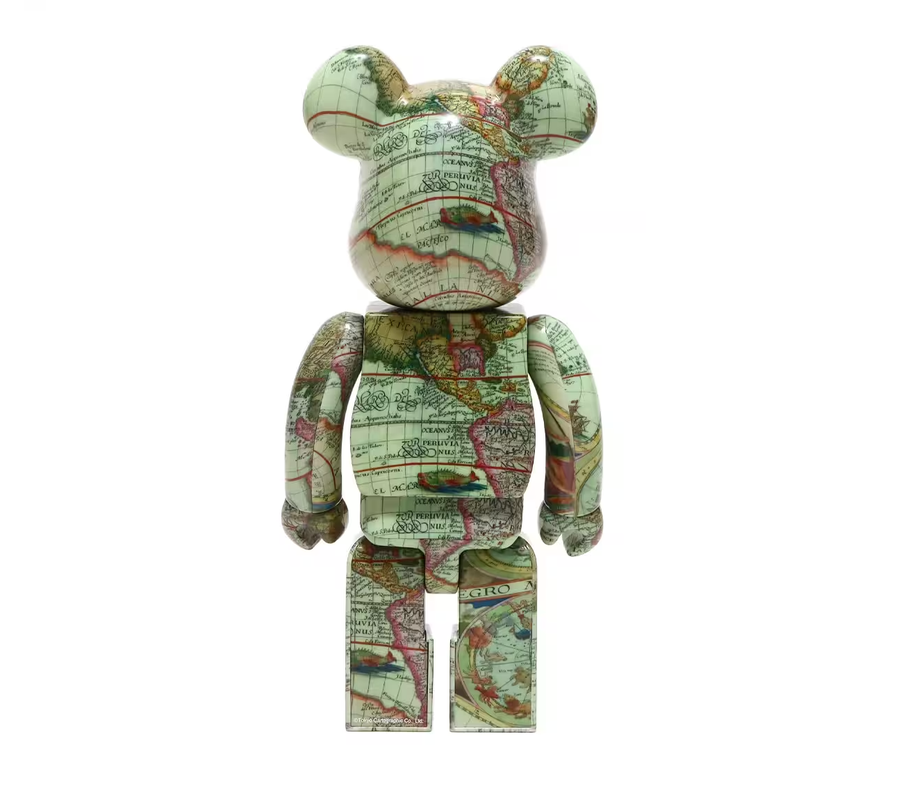 Be@rbrick 100% & 400% Set atmos AGED MAP