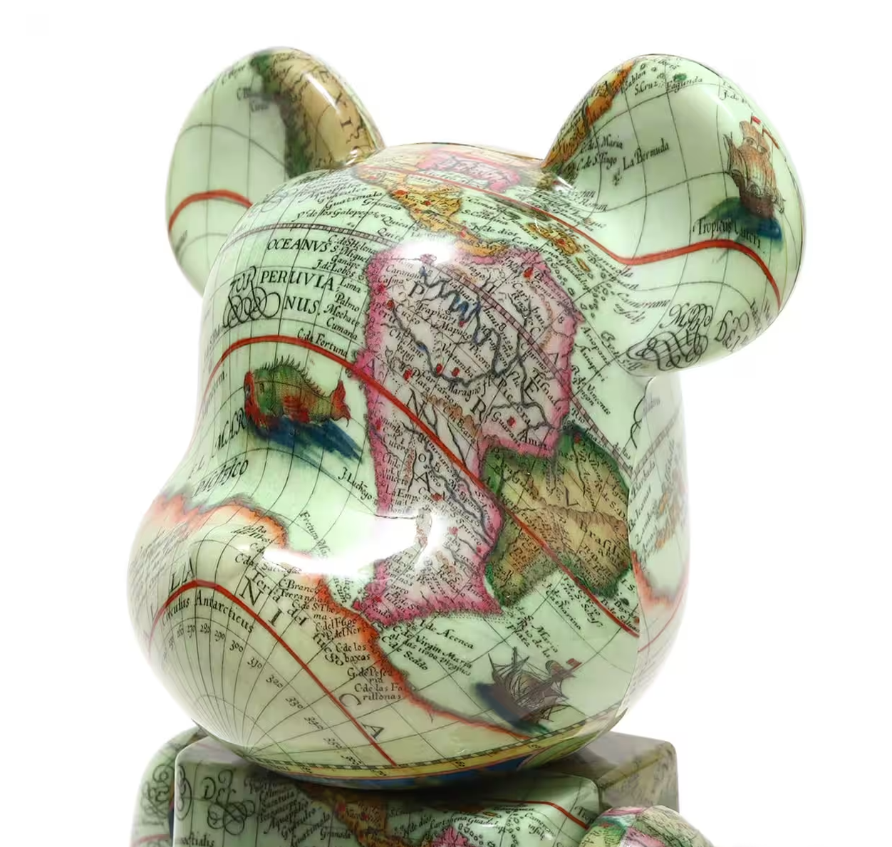 Be@rbrick 100% & 400% Set atmos AGED MAP