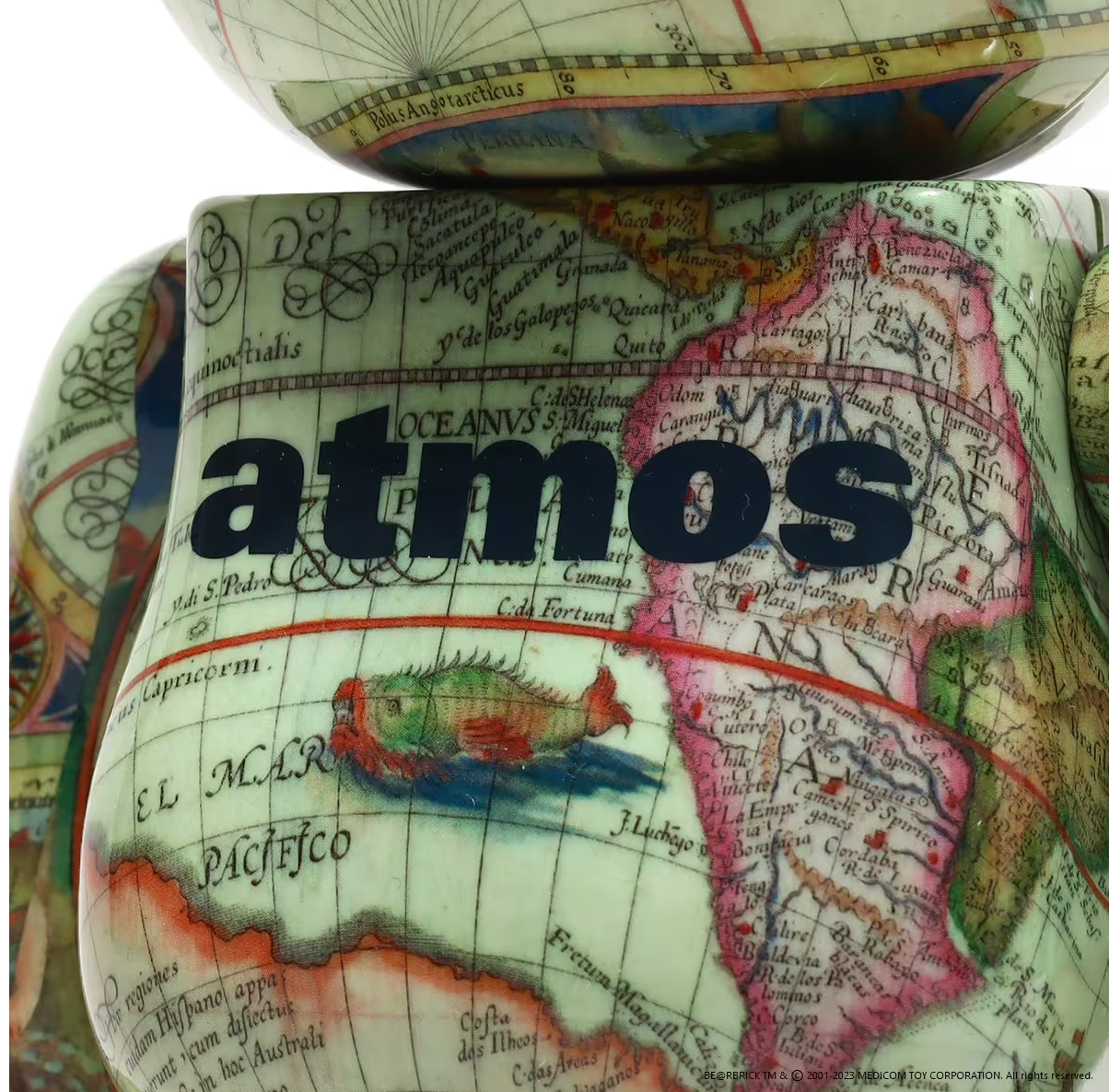 Be@rbrick 100% & 400% Set atmos AGED MAP