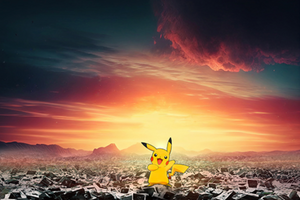 iLandfill Pikachu Sunset