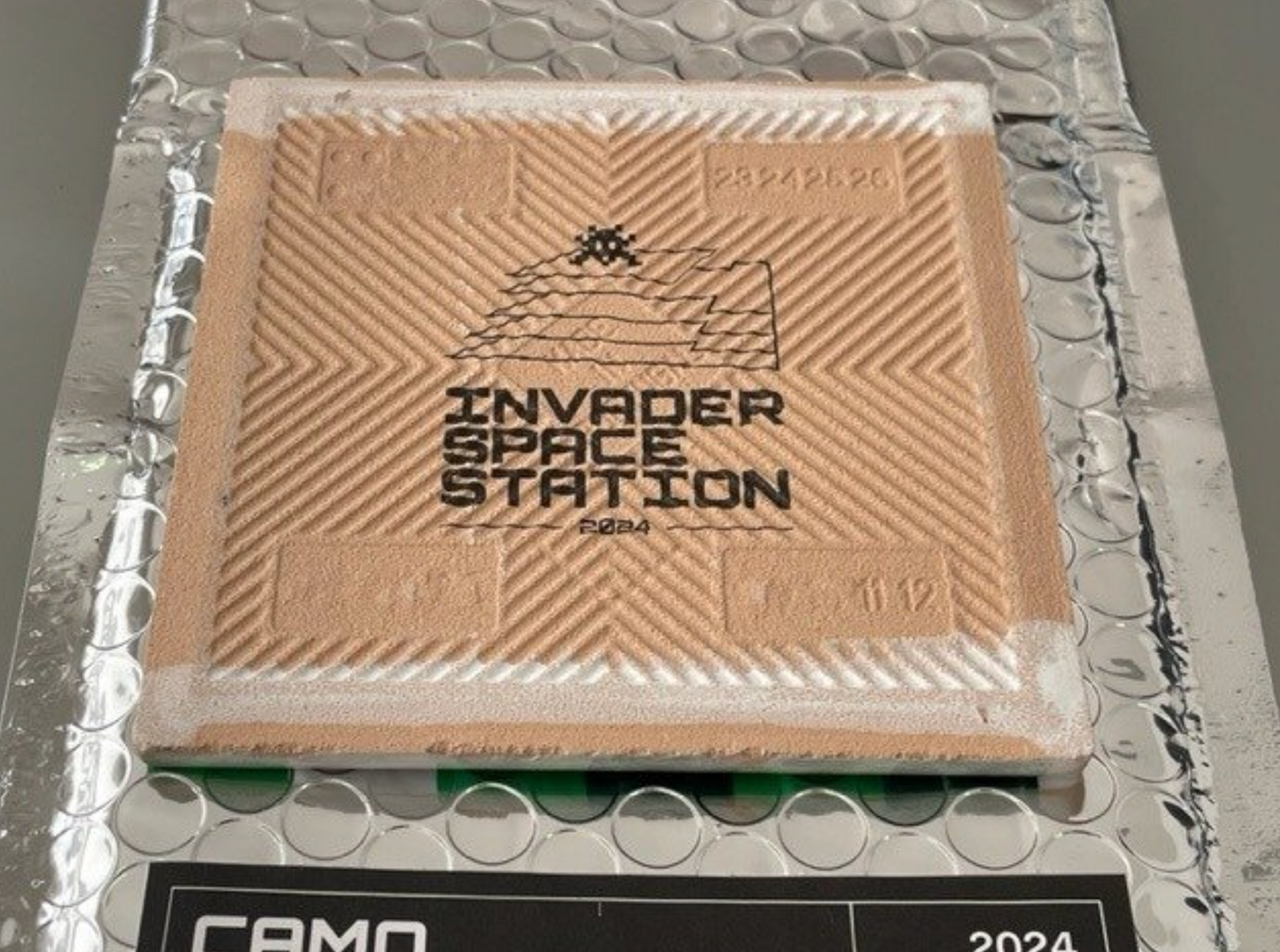 Camo Space Tile (Green and White)