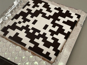 Camo Space Tile (Black and White)