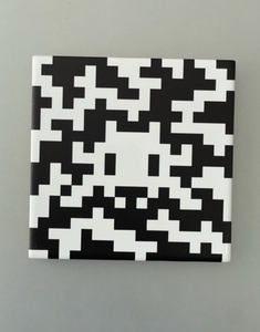 Camo Space Tile (Black and White)
