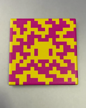 Load image into Gallery viewer, Camo Space Tile (Pink and Yellow)
