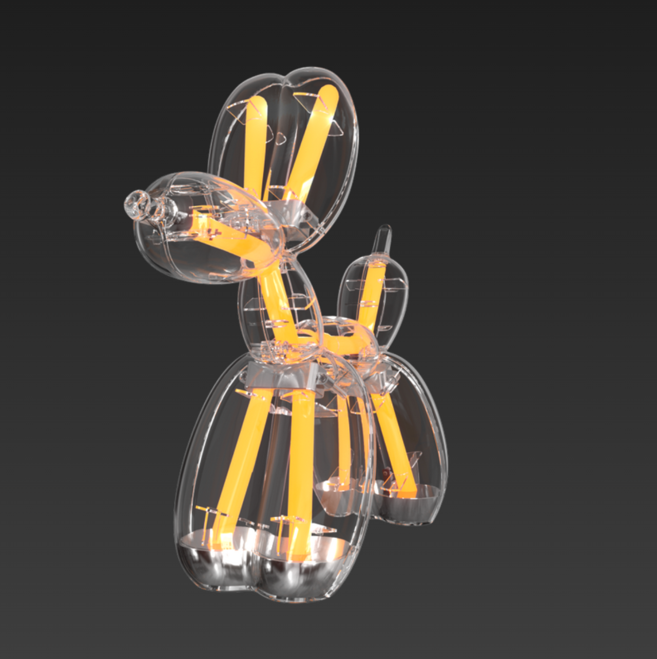 Balloon Dog Lamp by Jeff Koons x Lexon