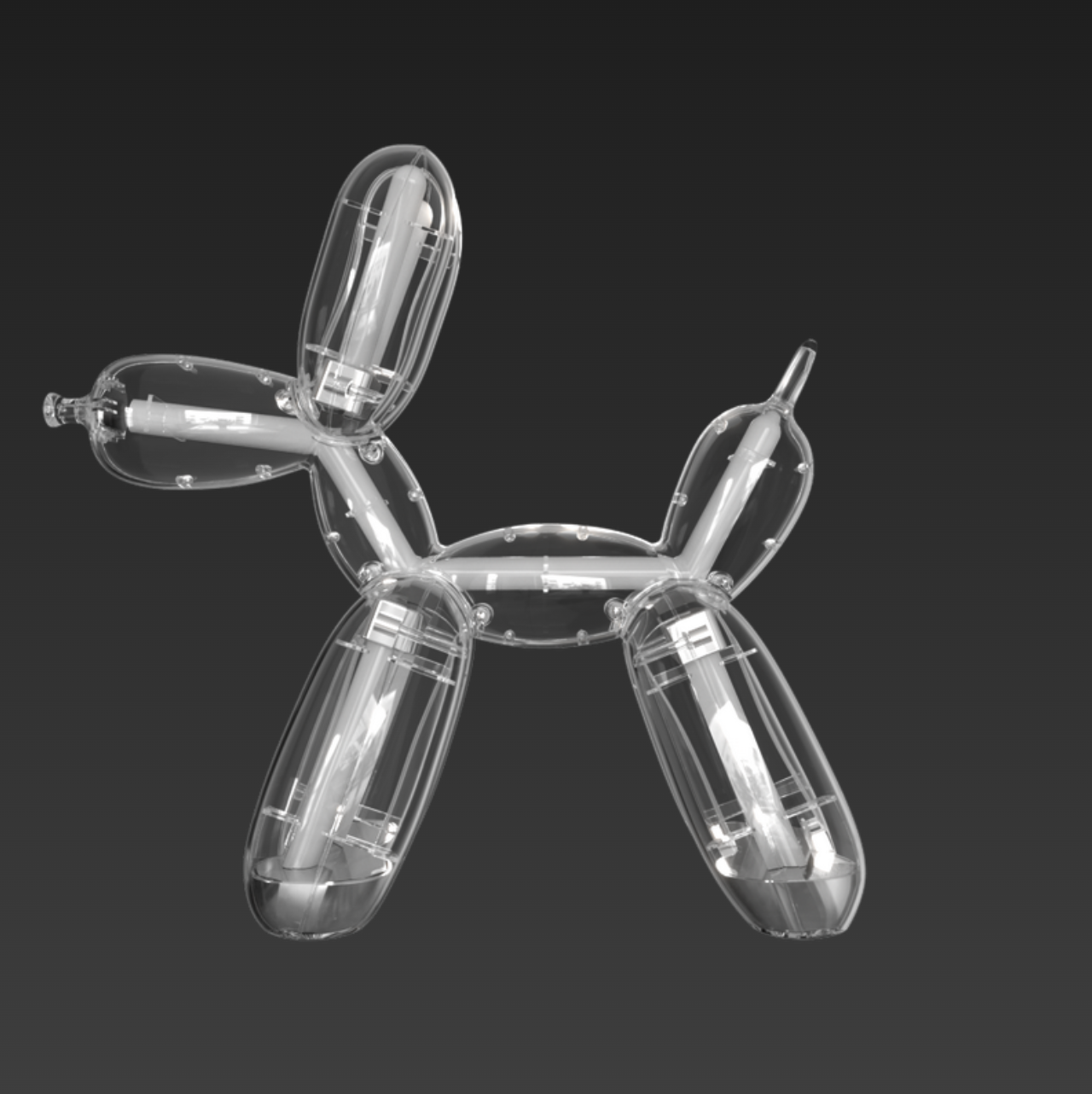 Balloon Dog Lamp by Jeff Koons x Lexon