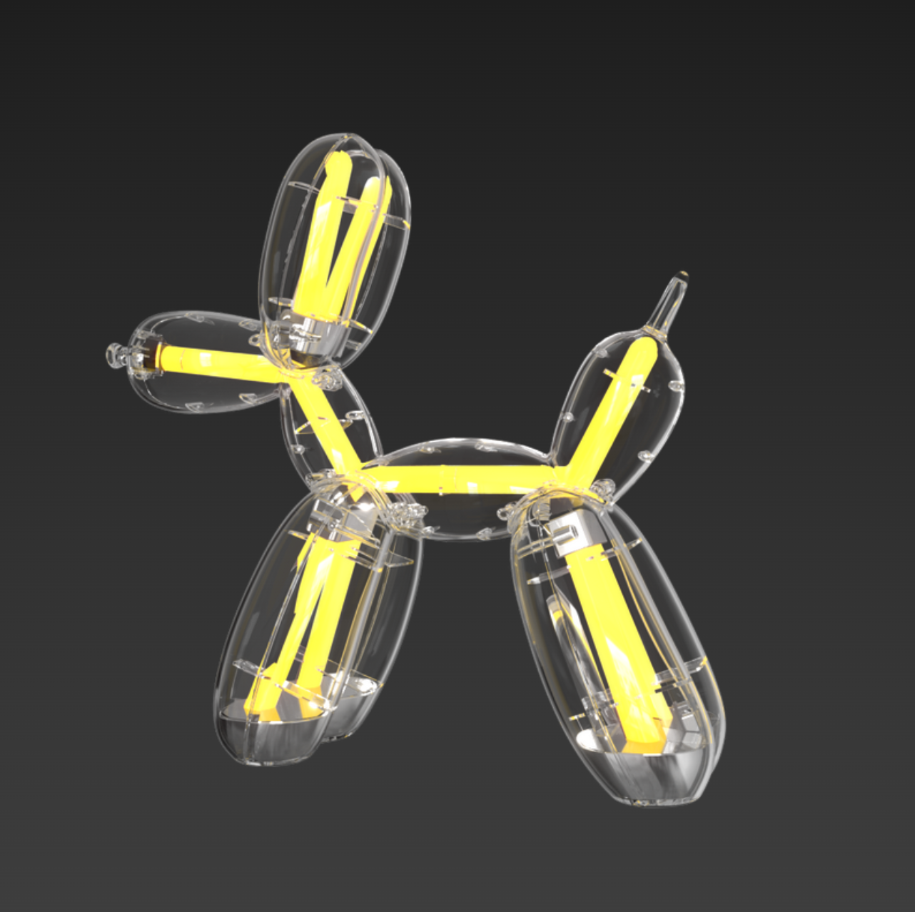 Balloon Dog Lamp by Jeff Koons x Lexon