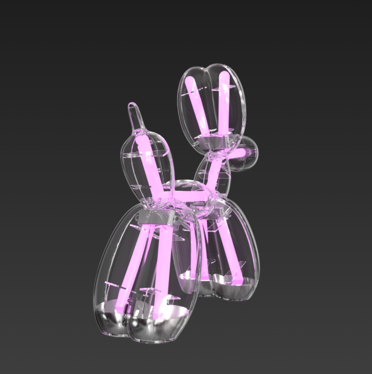 Balloon Dog Lamp by Jeff Koons x Lexon