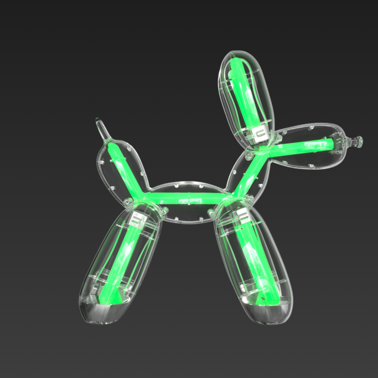 Balloon Dog Lamp by Jeff Koons x Lexon