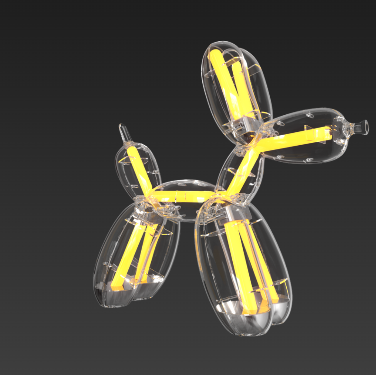 Balloon Dog Lamp by Jeff Koons x Lexon