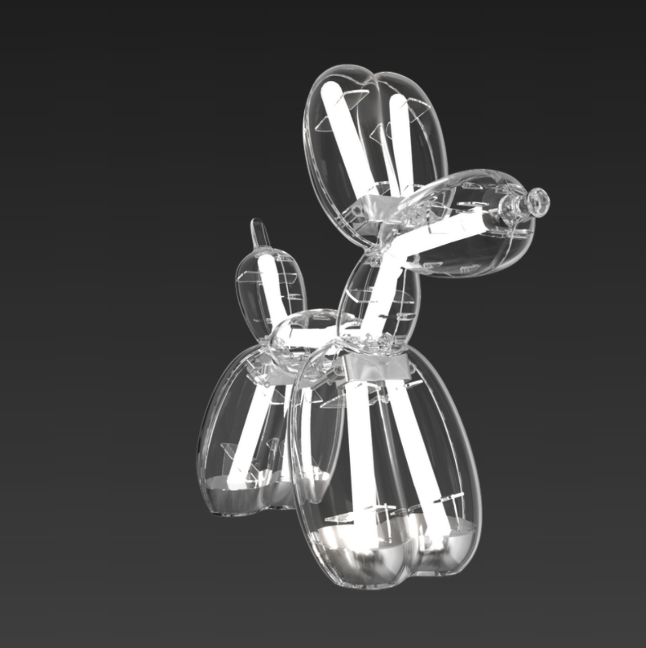 Balloon Dog Lamp by Jeff Koons x Lexon