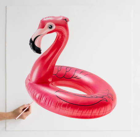Flamingo (framed)