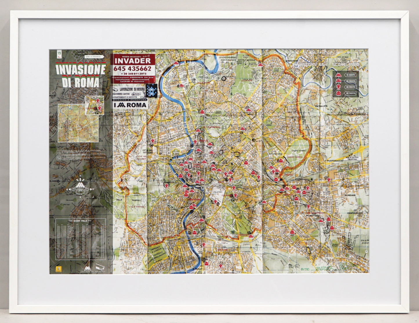 Invasion Map of Roma (Signed)