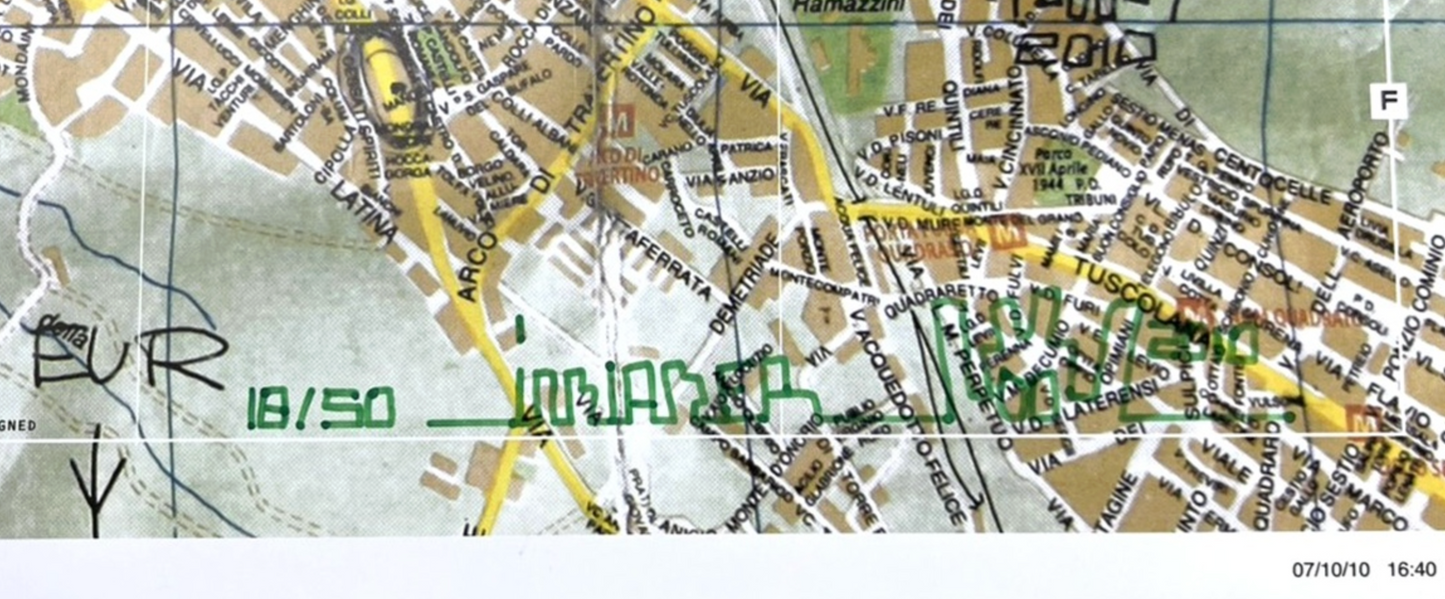 Invasion Map of Roma (Signed)