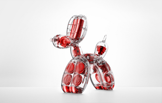 PRE-ORDER - RED Balloon Dog Speaker by Jeff Koons x Lexon (Chromatic Collection)