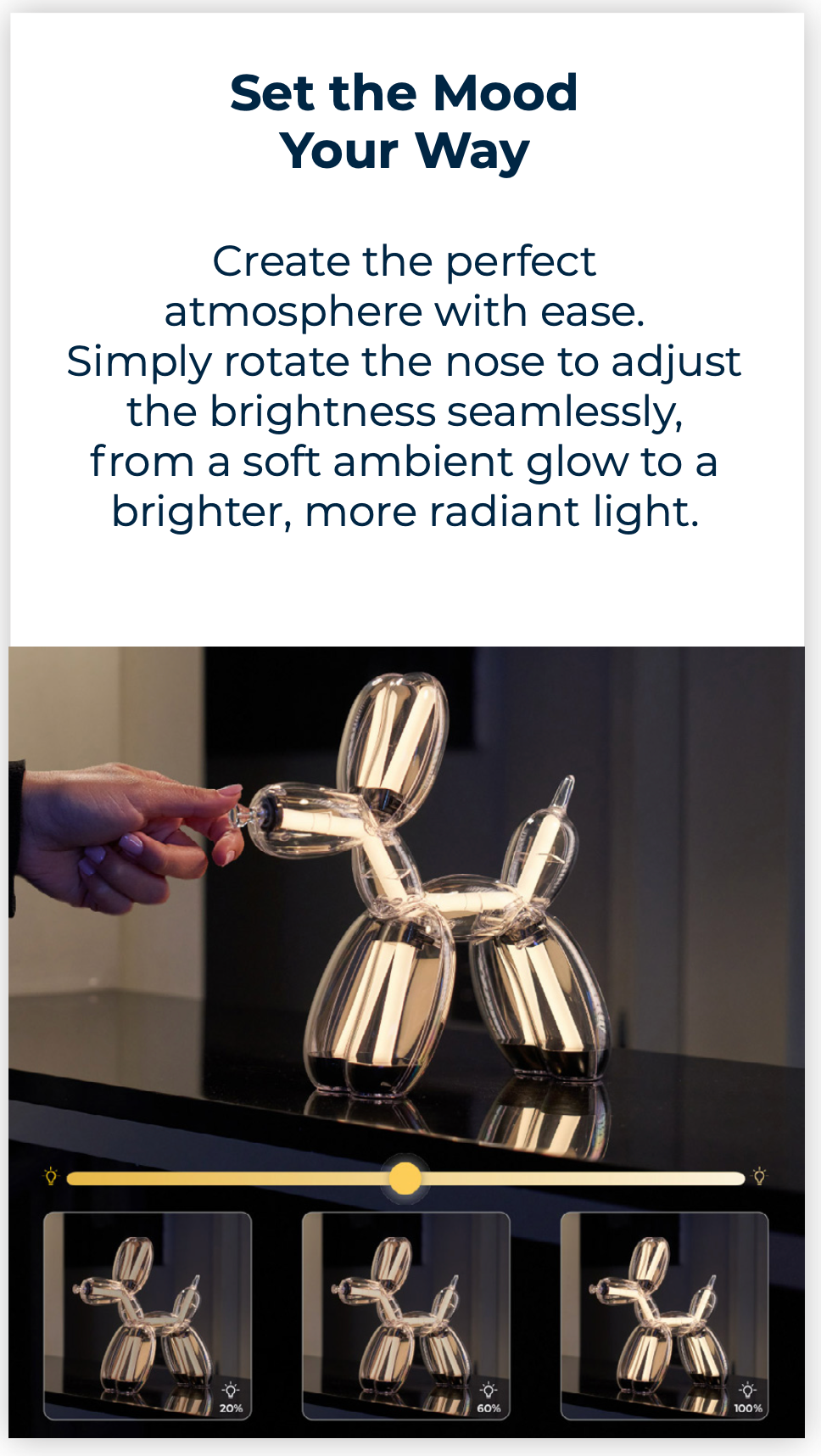 PRE-ORDER - RED Balloon Dog Lamp by Jeff Koons x Lexon (Chromatic Collection)