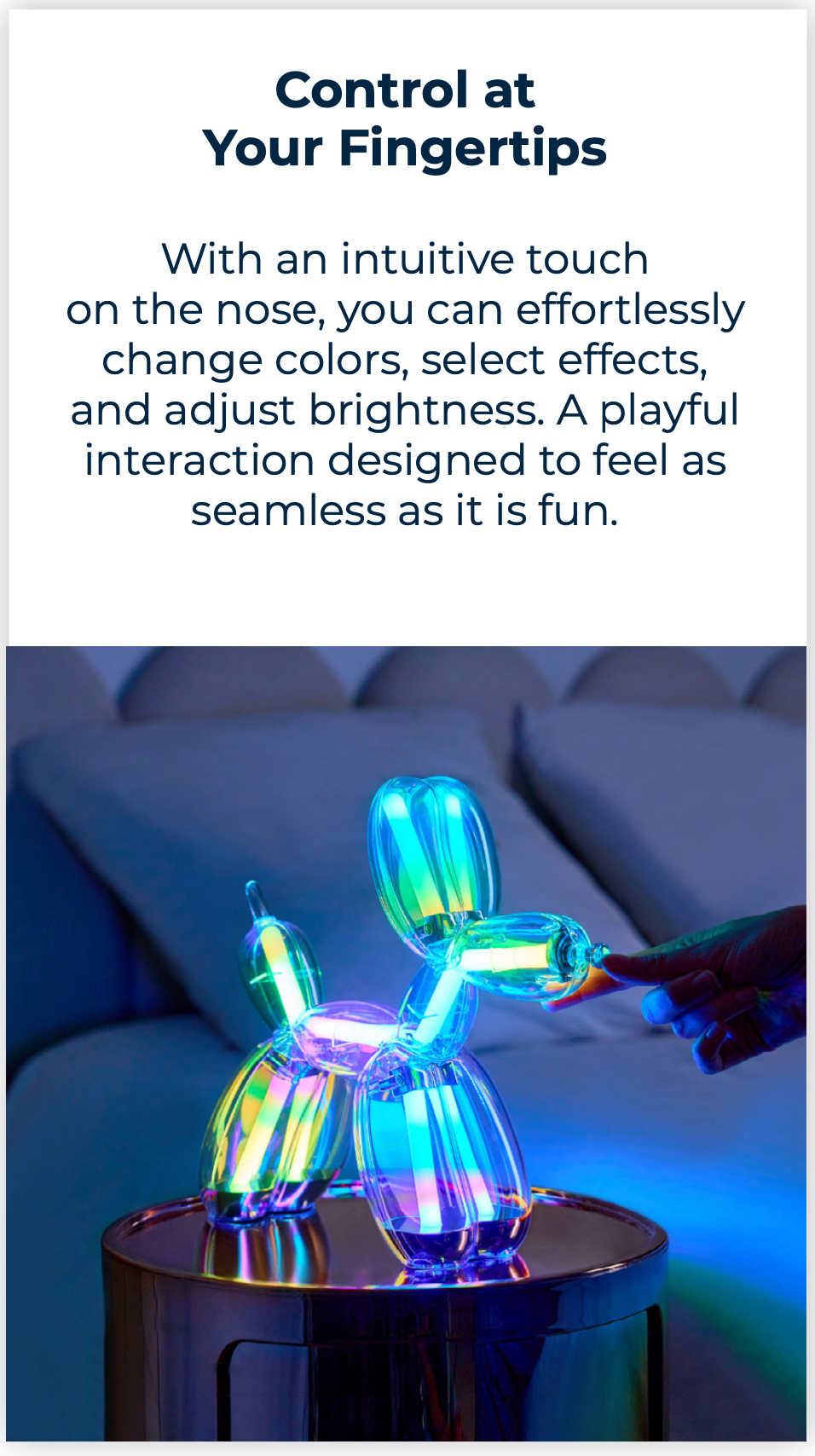 PRE-ORDER - RED Balloon Dog Lamp by Jeff Koons x Lexon (Chromatic Collection)