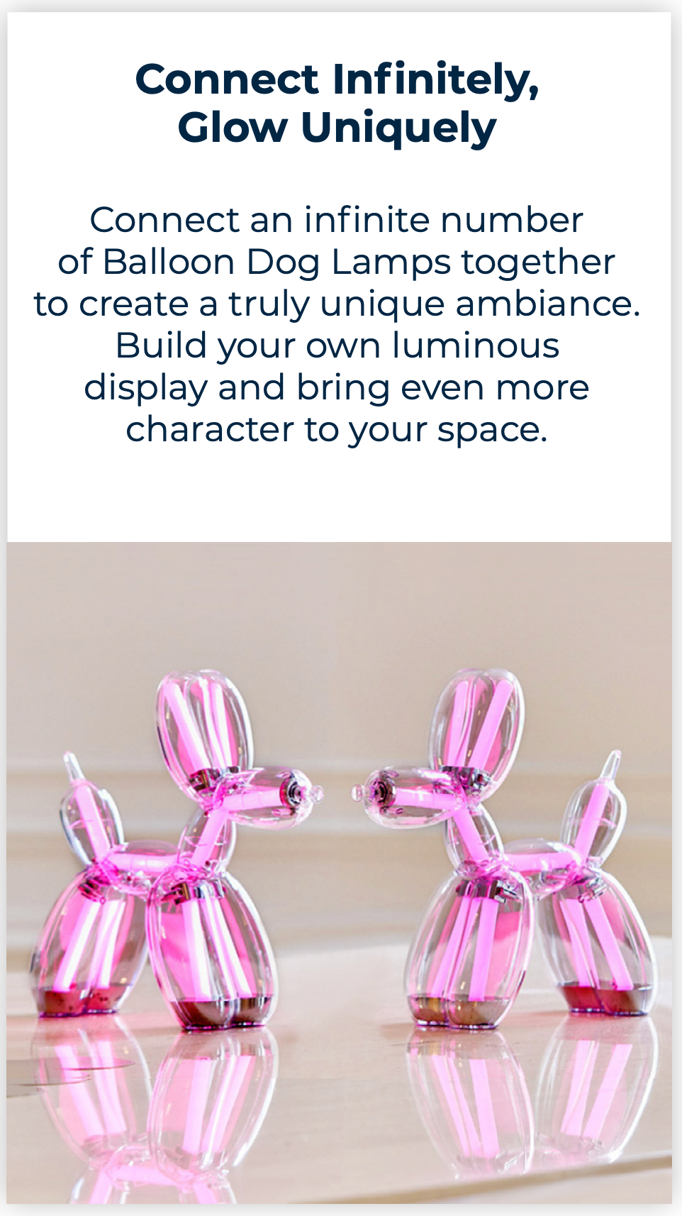 PRE-ORDER - RED Balloon Dog Lamp by Jeff Koons x Lexon (Chromatic Collection)