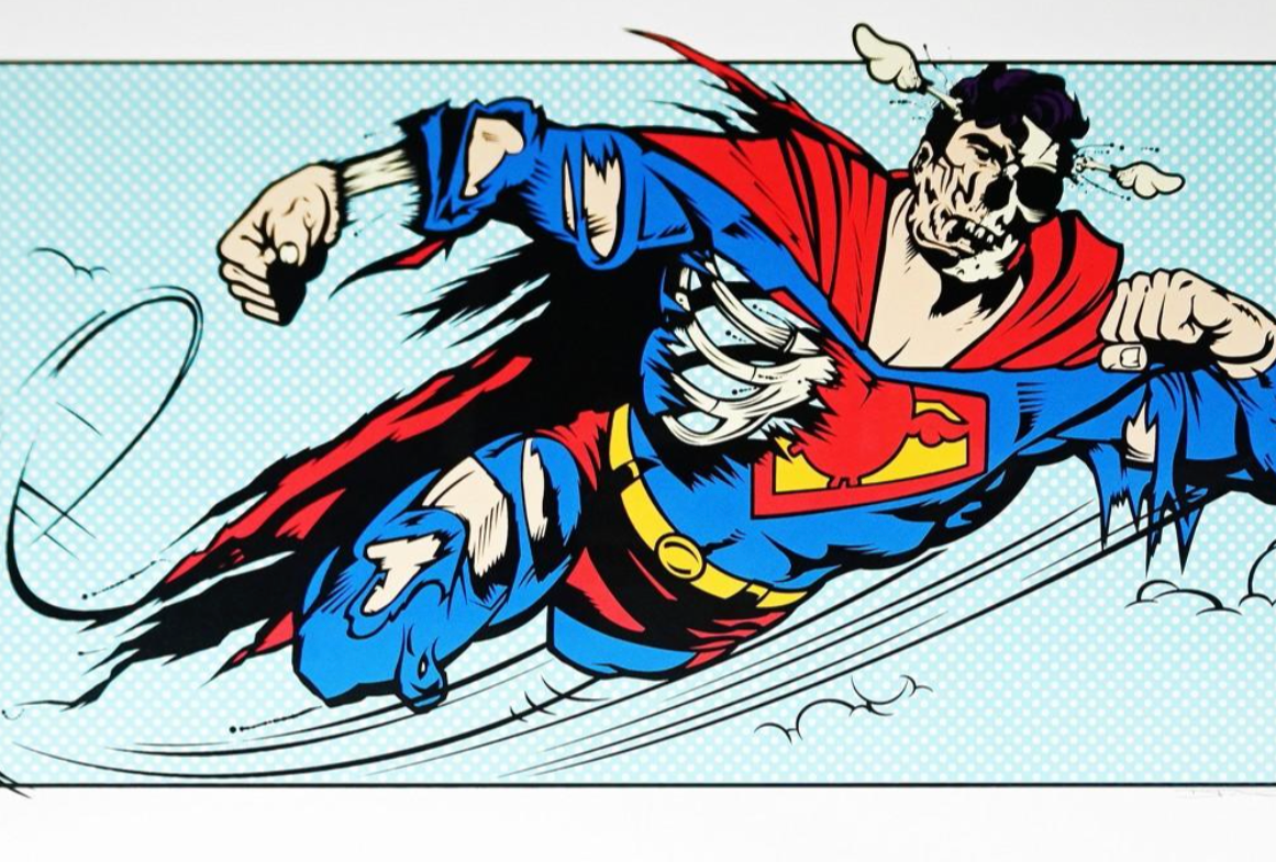 Superman - Blue (framed)