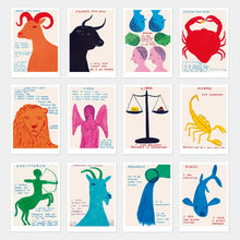 Load image into Gallery viewer, Signs of the Zodiac Postcards
