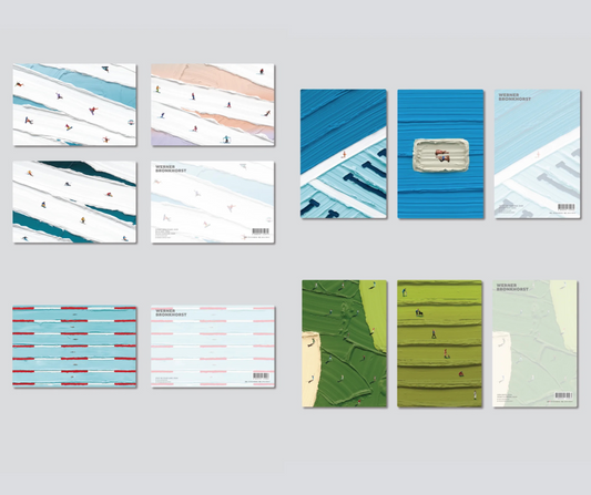 Set of 4 Lenticular Postcard (Official Exhibition Postcards)