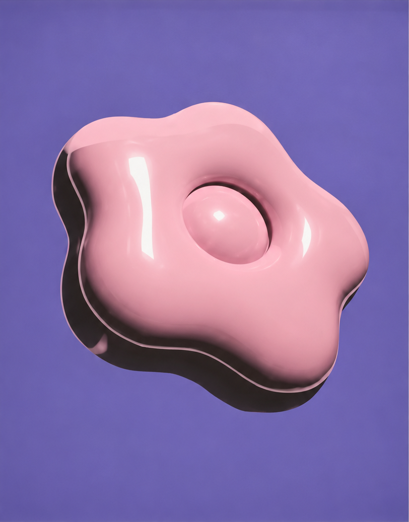 Flower (purple background)