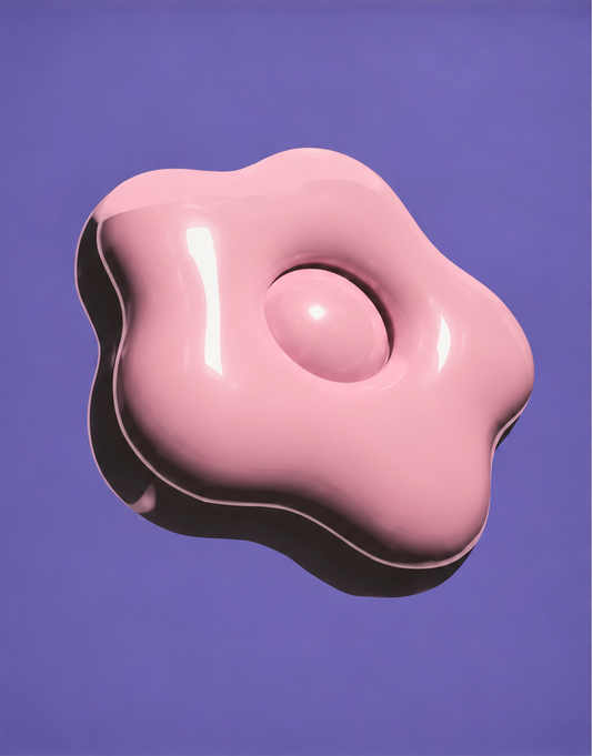 Flower (purple background)