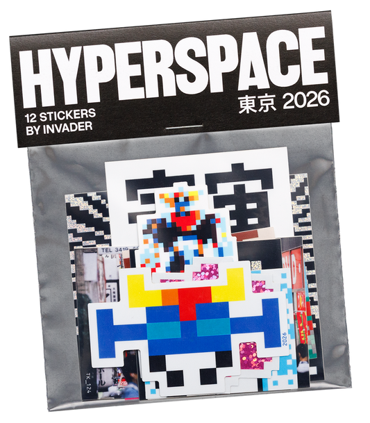 Invader Hyperspace Stickers