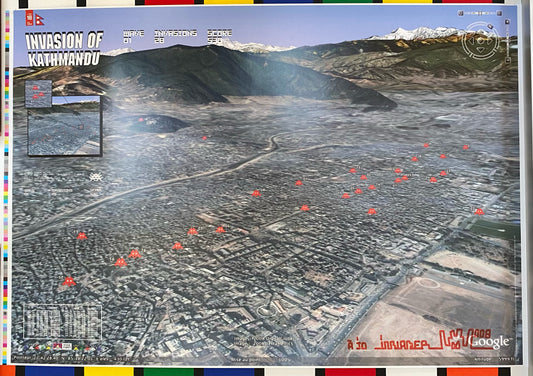 Map Invasion Katmandu (Signed)