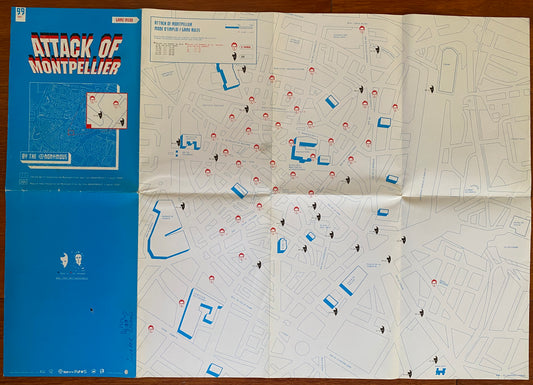 Map Invasion of Montpellier (Signed)