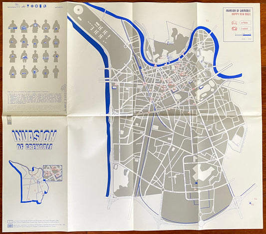 Map Invasion of Grenoble (Signed)
