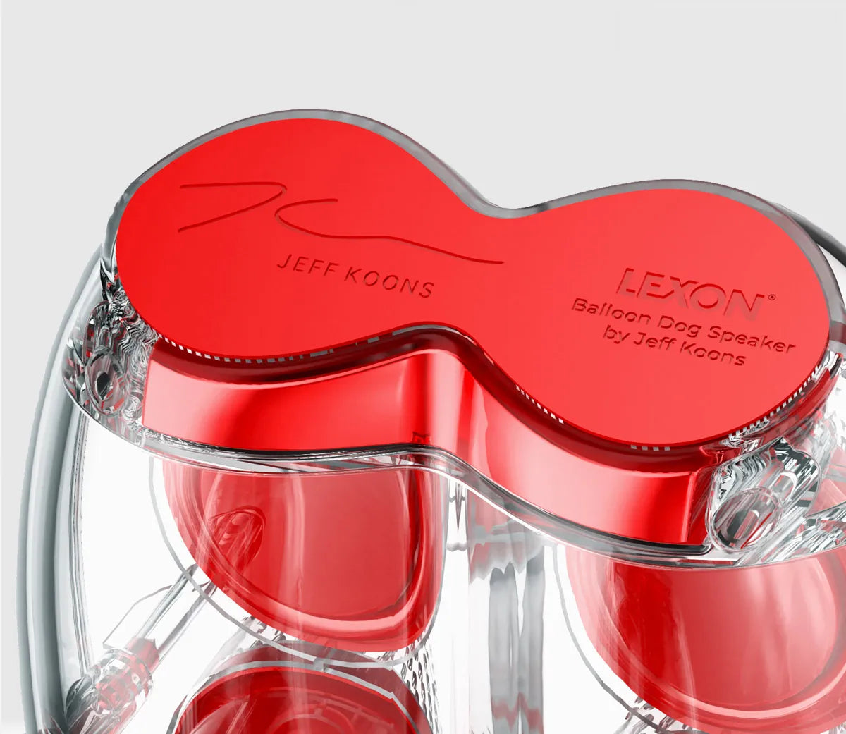 PRE-ORDER - RED Balloon Dog Lamp by Jeff Koons x Lexon (Chromatic Collection)