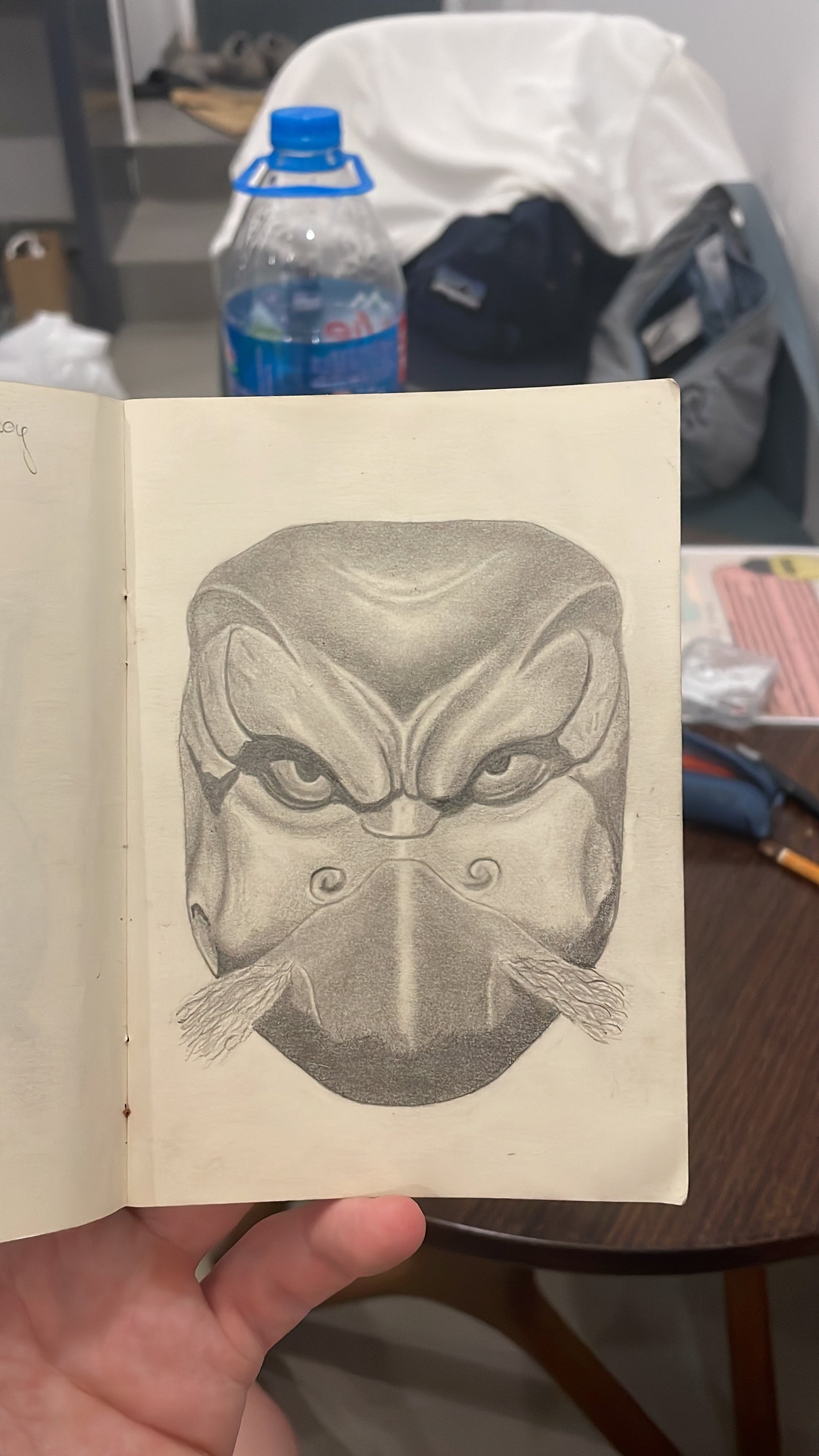 Kyögen tobi theatre mask