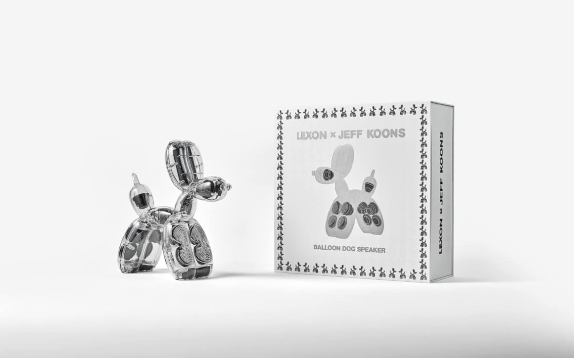 Balloon Dog Speaker by Jeff Koons x Lexon
