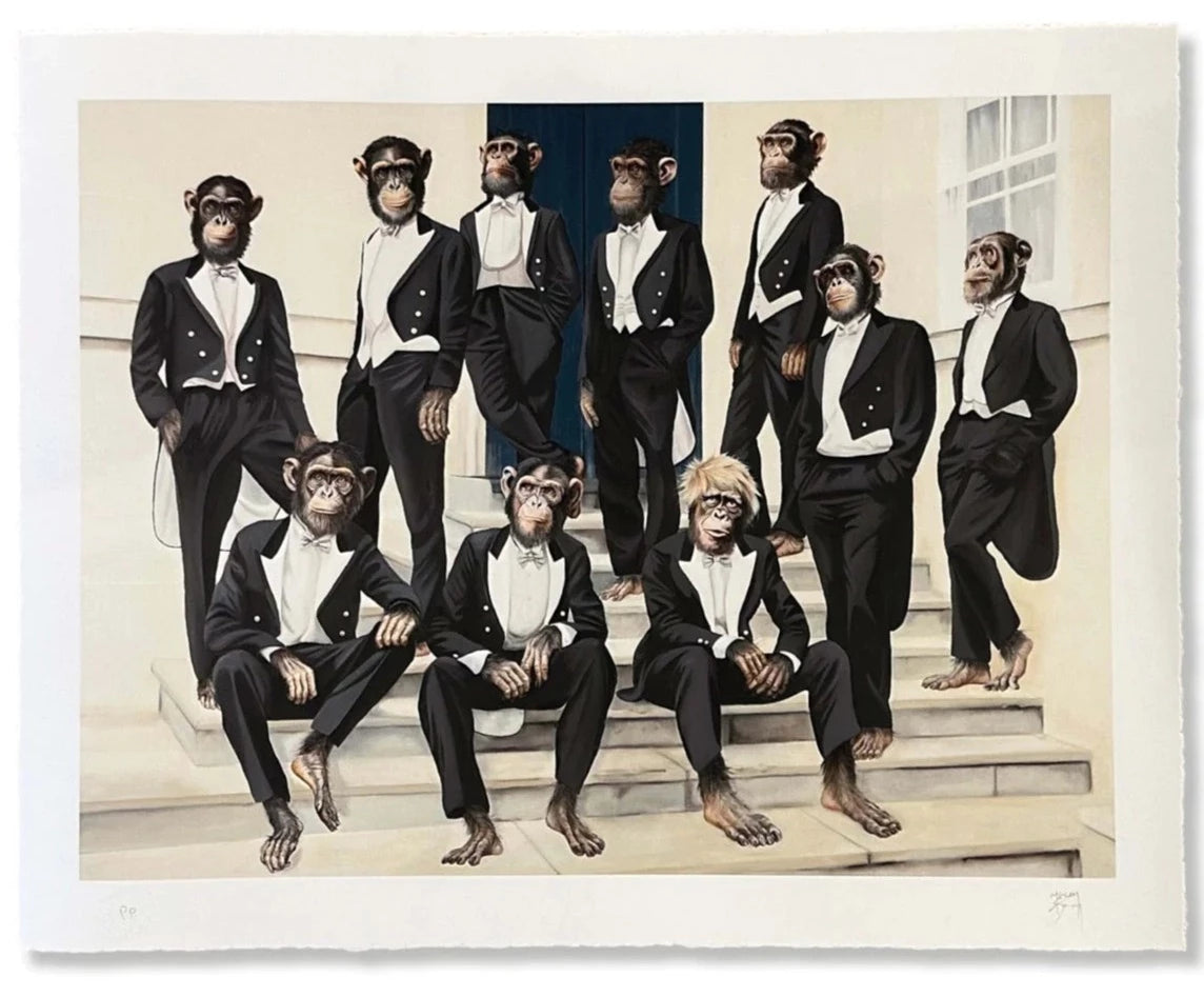 Simian Soirée (Framed)