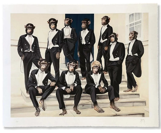 Simian Soirée (Framed)
