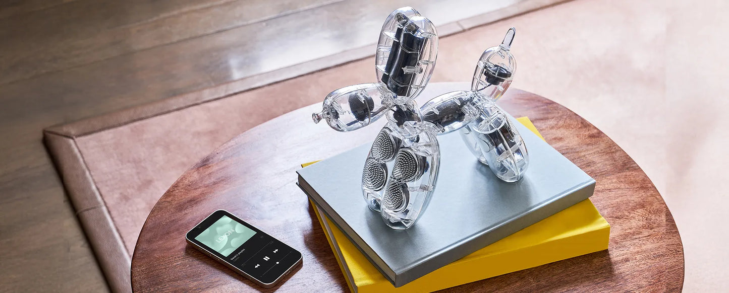 Balloon Dog Speaker by Jeff Koons x Lexon